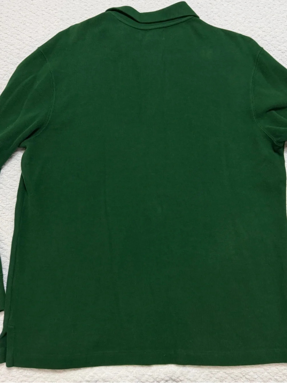 Polo Ralph Lauren Quarter Zip Pullover Green Cotton Men’s Size Large